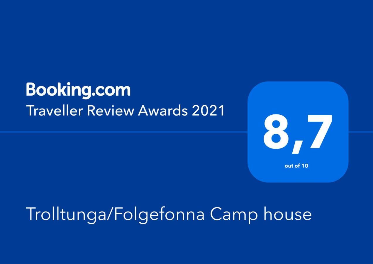 Вилла Trolltunga/Folgefonna Camp House Йондал Экстерьер фото